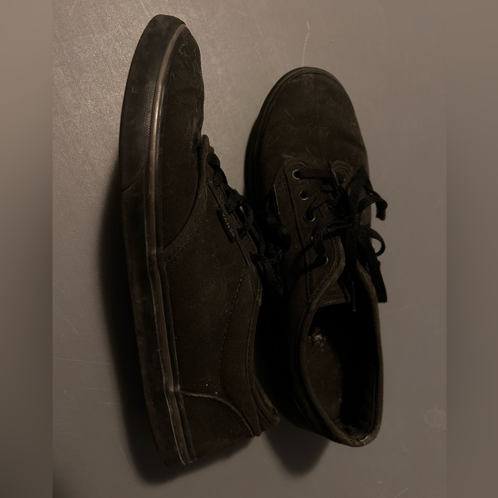 Black Vans 8.5